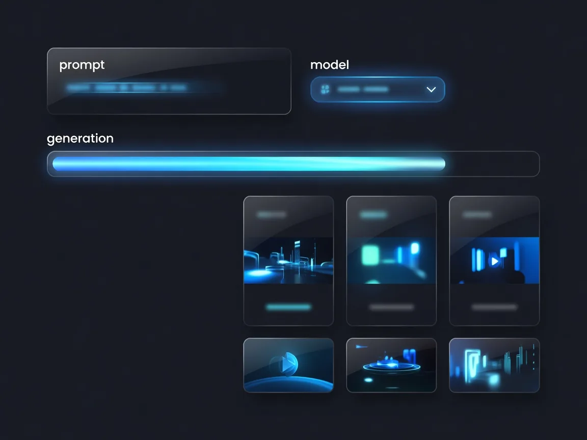 Hailuo-style text to video AI generator inside VIBE app